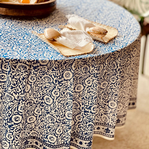 HANDBLOCKED TABLECLOTHS